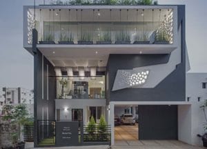 luxurious house front elevation designs