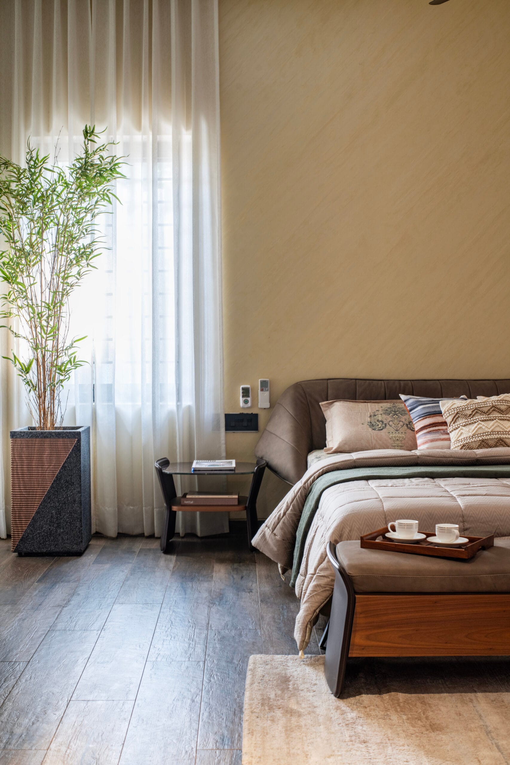 modern-bedroom-designs-shree-siddhi-80x60-luxury-house-in-shimoga-6000sft-4BHK-home-terrace-garden-landscaped-pockets