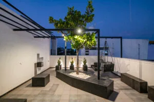 terrace-shree-siddhi-80x60-luxury-house-in-shimoga-6000sft-4BHK-home-terrace-garden-landscaped-pockets